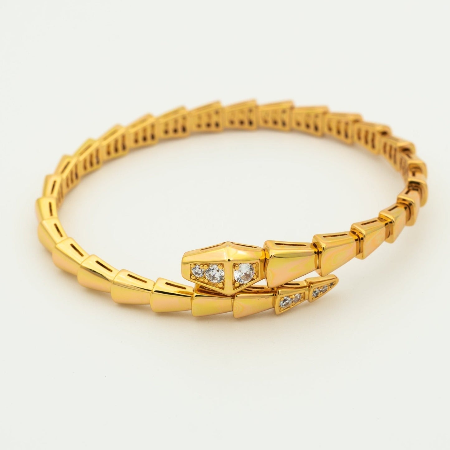 Bvlgari SERPENTI BRACELET DIAMONDS PINK GOLD