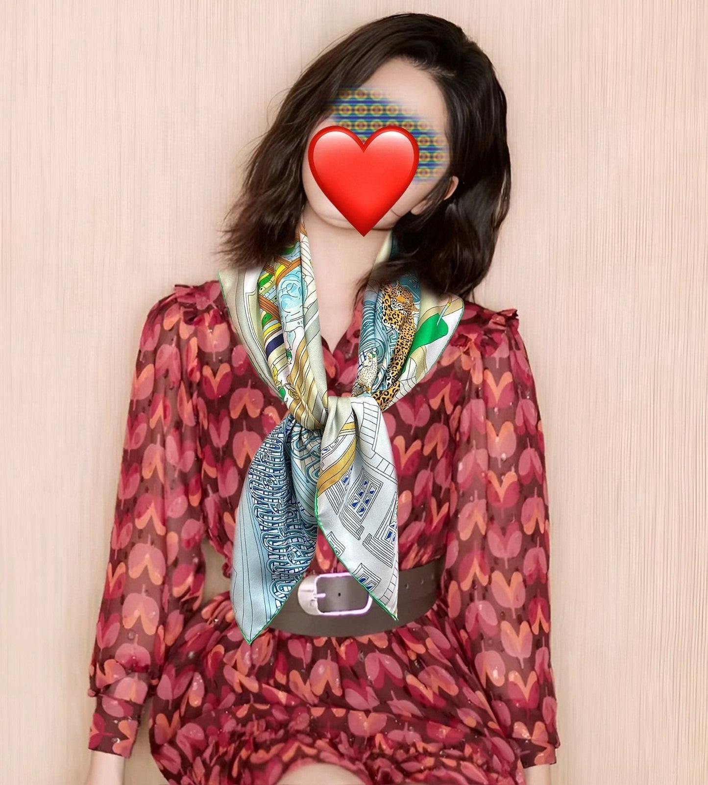HERMES HERMES 25S SCARF 90 IN SILK 733849
