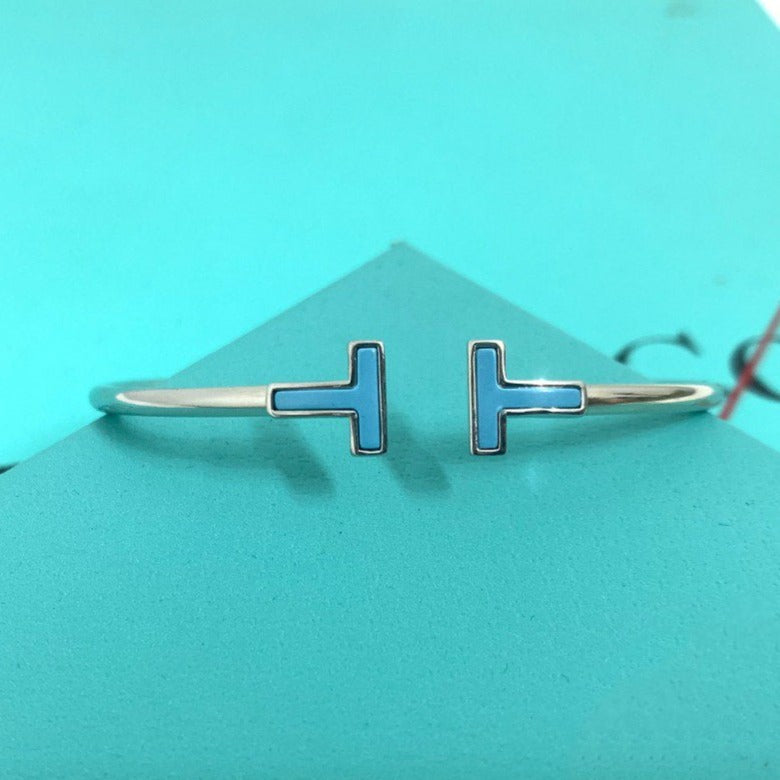 TIFFANY T BRACELET 1.8MM TURQUOISE