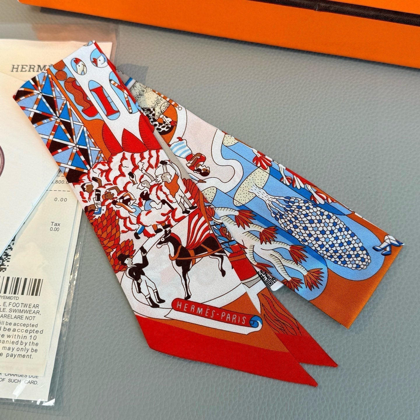 HERMES HERMES 25S SCARF 86 IN SILK 853142