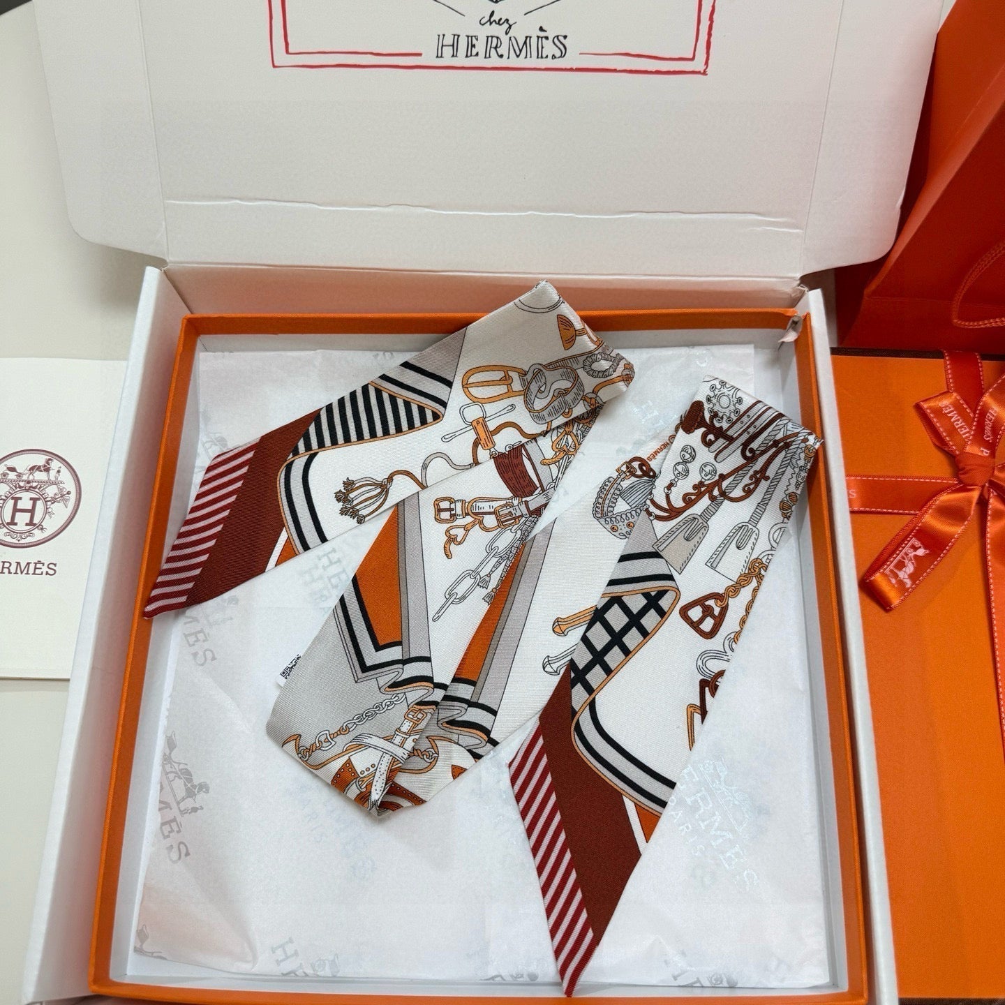 HERMES HERMES 25S SCARF 90 IN SILK 853144