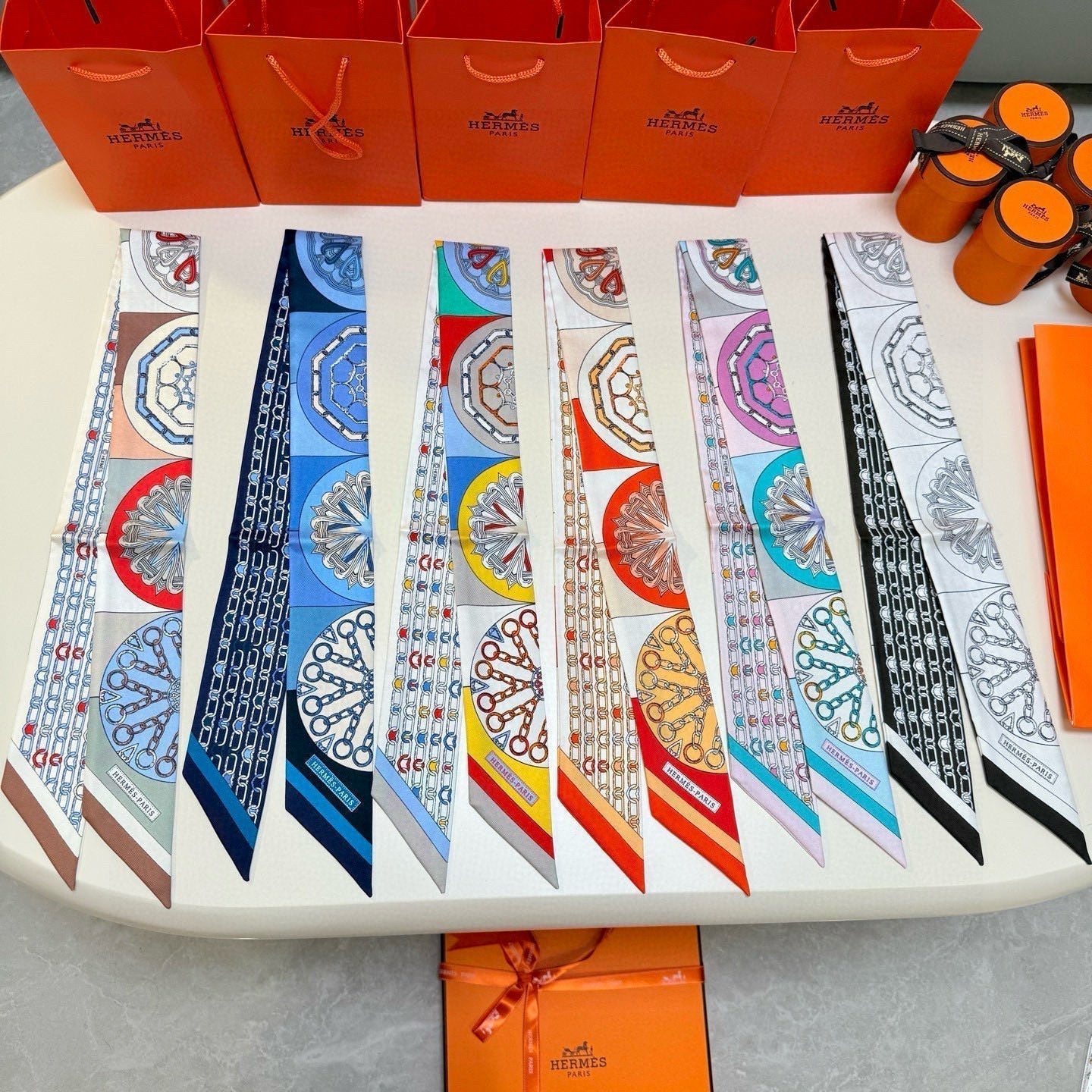 HERMES HERMES 25S SCARF 90 IN SILK 856724