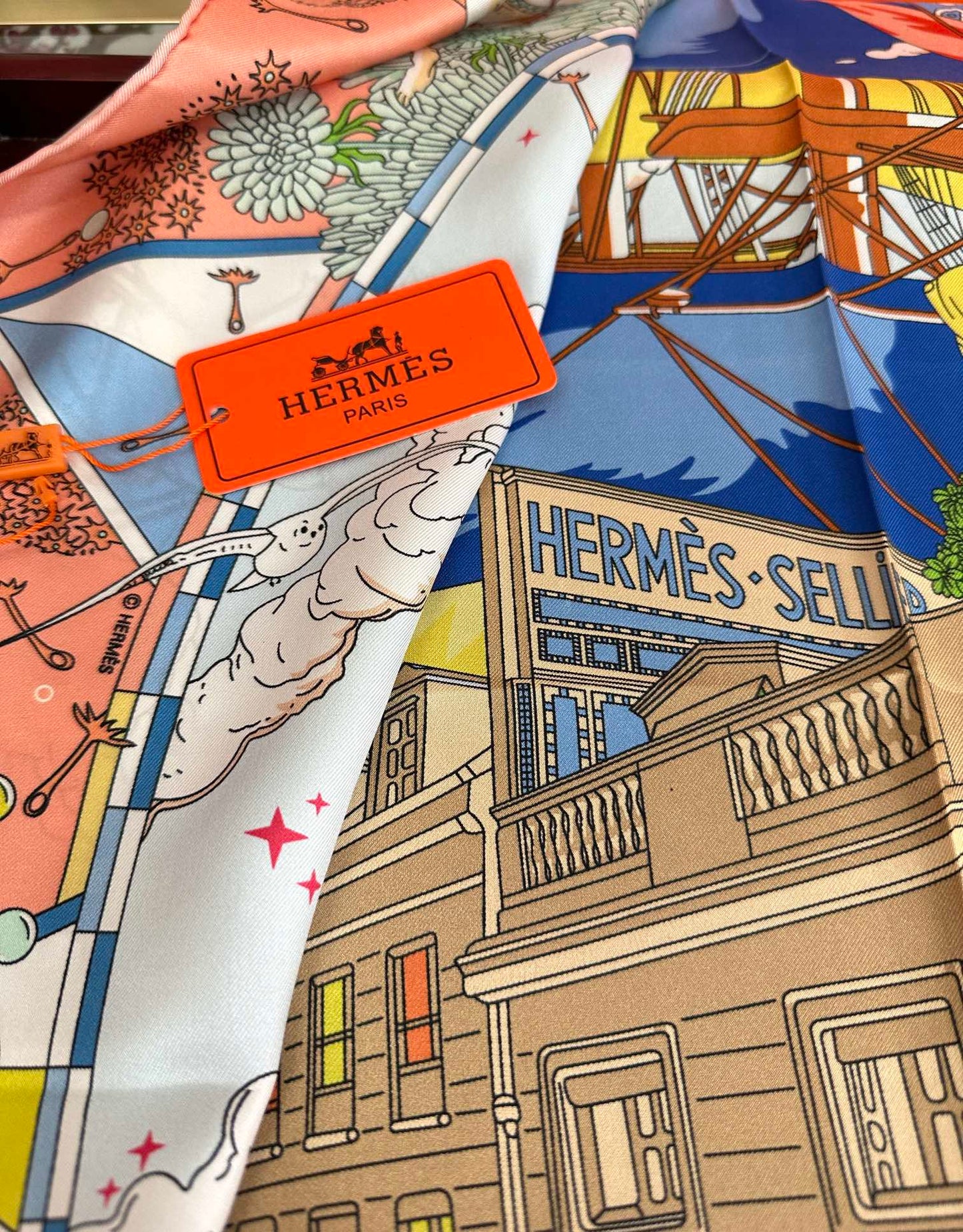 HERMES HERMES 25S SCARF 90 IN SILK 730532