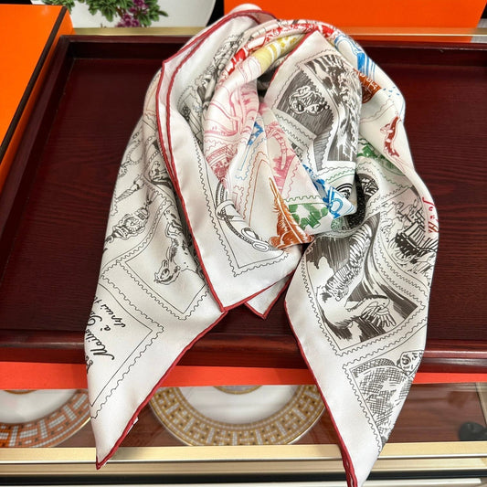 HERMES HERMES 25S SCARF 90 IN SILK 732035