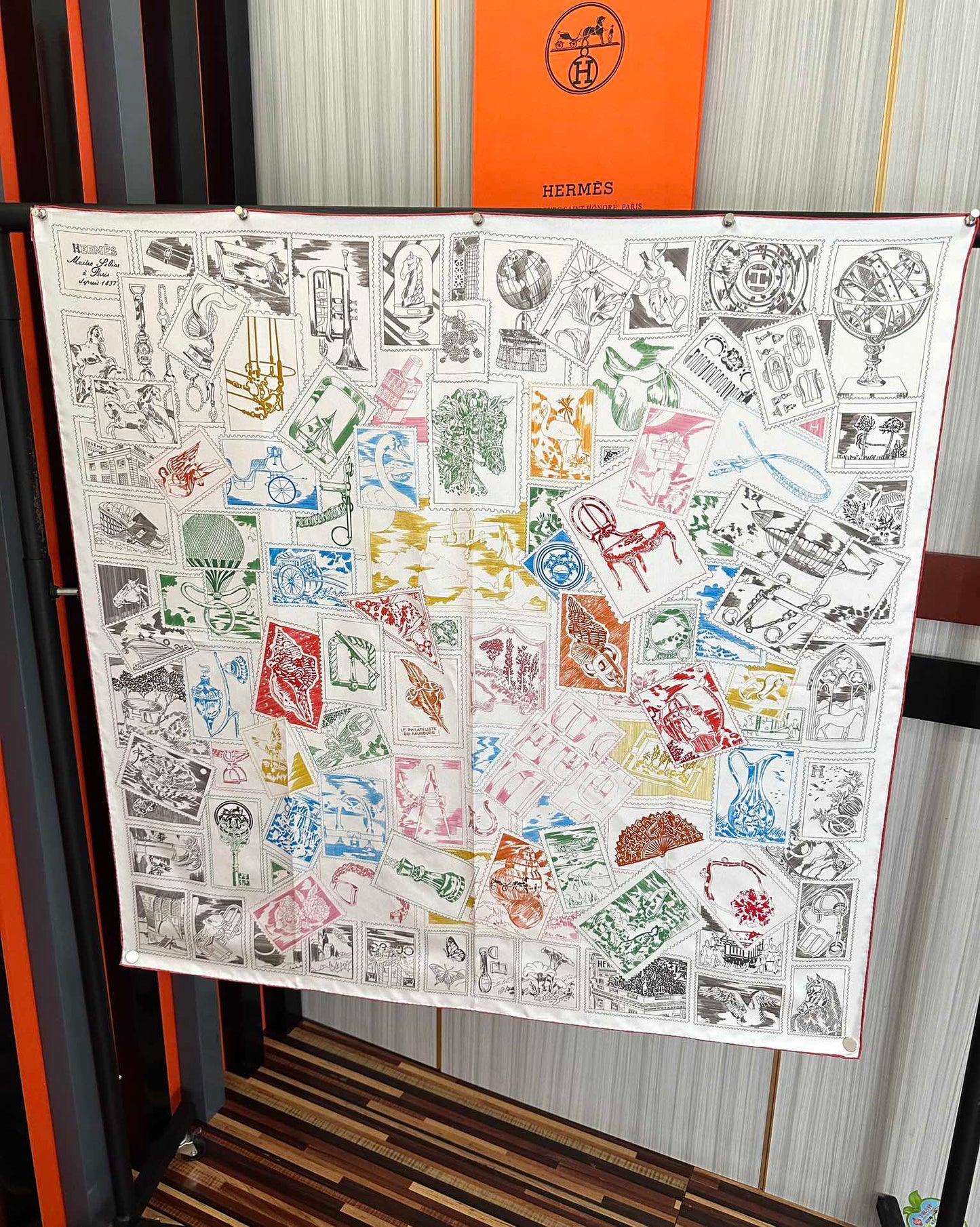 HERMES HERMES 25S SCARF 90 IN SILK 732035