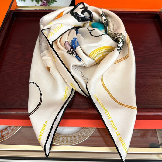 HERMES HERMES 25S SCARF 90 IN SILK 005