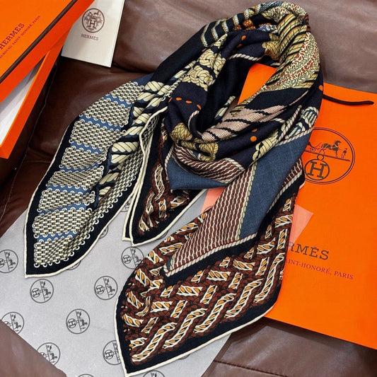 HERMES HERMES 25S SCARF 140 IN SILK 854807