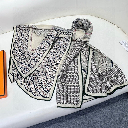 HERMES HERMES 25S SCARF 140 IN SILK 727340