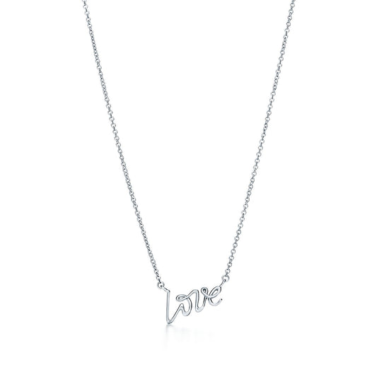 TIFFANY PALOMA S GRAFFITI LOVE NECKLACE