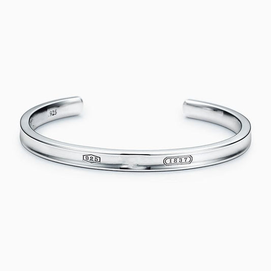 TIFFANY 1837 CUFF IN SILVER NARROW